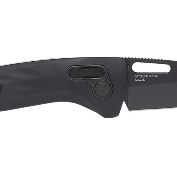 S.O.G SOG12730357 One-Zero XR 3.10″ Folding Plain Black Chrome Cryo CPM S35VN Steel Blade Black Sculpted Aluminum Handle Includes Pocket Clip