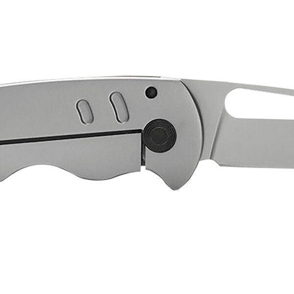 S.O.G SOG14520157 Escape FL 3″ Folding Sheepsfoot Plain 8Cr13MoV SS Blade Silver w/ “SOG” Stainless Steel Handle Includes Pocket Clip