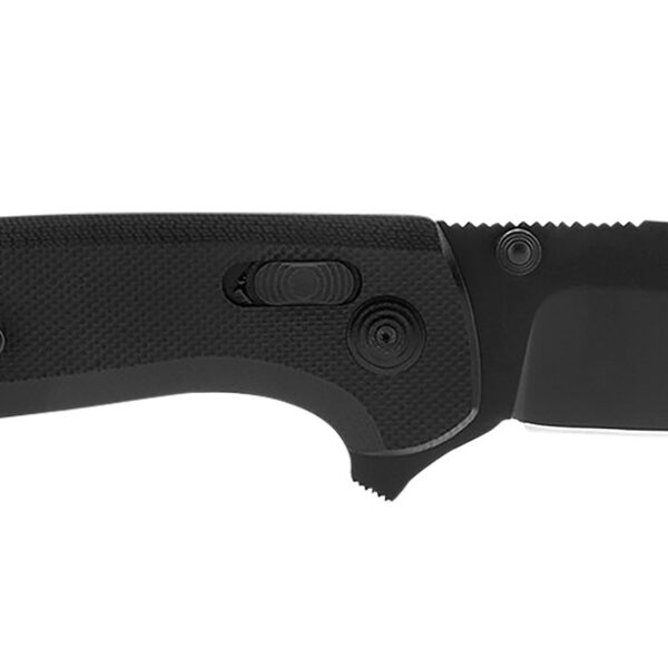 S.O.G SOGTM1027CP Terminus XR 2.95″ Folding Clip Point Plain Black TiNi D2 Steel Blade Black G10 Handle Includes Pocket Clip