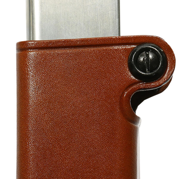 Galco SMC22 SMC Mag Case Single Tan Leather Belt Loop Compatible w/ Walther P99 Belts 1.75″ Wide Ambidextrous Hand