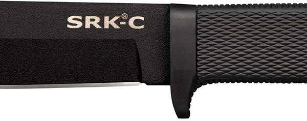 Cold Steel CS-49LCKD SRK Compact 5″ Fixed Plain Black Tuff-Ex Finish SK-5 Steel Blade/Black Kray-Ex Handle Includes Sheath