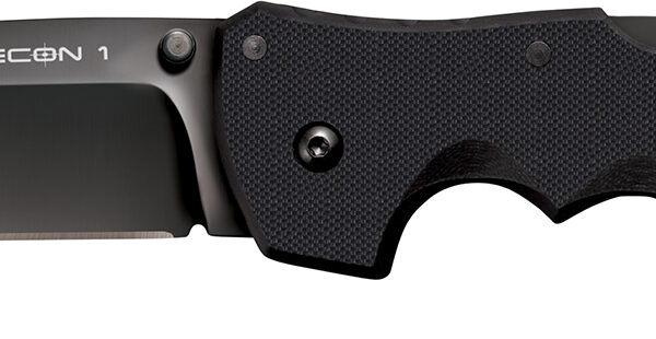Cold Steel CS27BS Recon 1 4″ Folding Spear Point Plain DLC Coated American S35VN Blade/Black G10 Handle Includes Pocket Clip