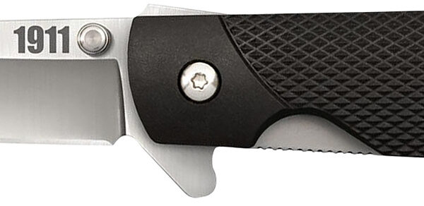 Cold Steel CS20NPJAAZ 1911  3″ Folding Clip Point Plain 4034 SS Blade Black Textured Griv-Ex Handle Includes Pocket Clip