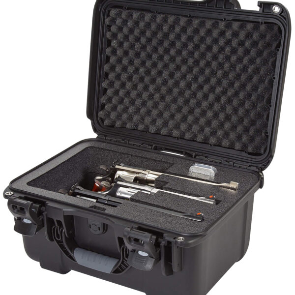 Nanuk 918REV01 918 3 Up Revolver Case Black Polymer w/ Foam Padding & Latches 14.90″ L x 9.80″ W x 8.60″ H Interior Dimensions