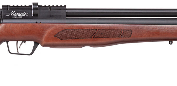 Crosman BP22SAW Marauder Air Rifle PCP 22 10rd Shot Black Black Receiver Turkish Walnut Fixed w/Adj Cheek Rest Stock