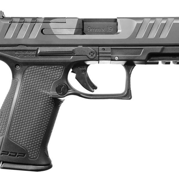 Walther Arms 2871831 PDP F-Series 9mm Luger 10+1 4″ Black Steel Barrel, Black Optic Ready/Serrated Slide, Black Polymer Frame w/Picatinny Rail, Black Performance Duty Texture Grips, Ambidextrous