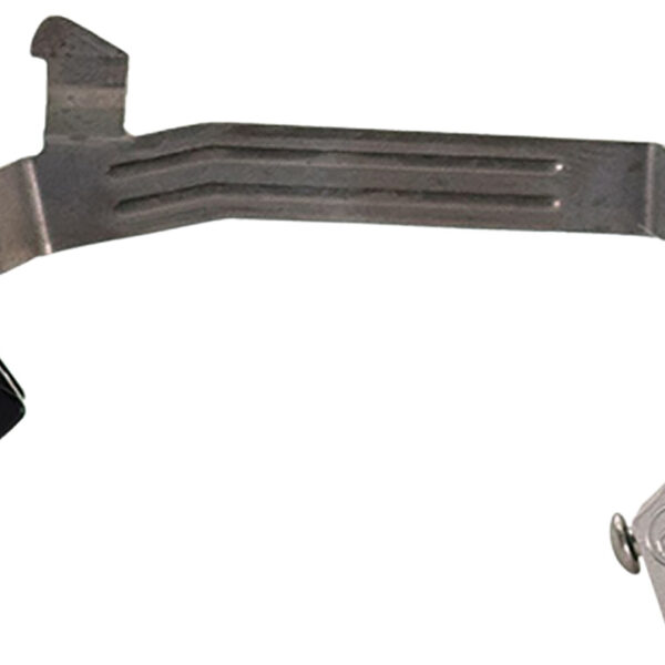 Timney Triggers ALPHAGLOCK34LRGSILVR Alpha Competition 45 ACP/10mm Auto, Silver Straight Trigger, Compatible w/Glock Gen3-4