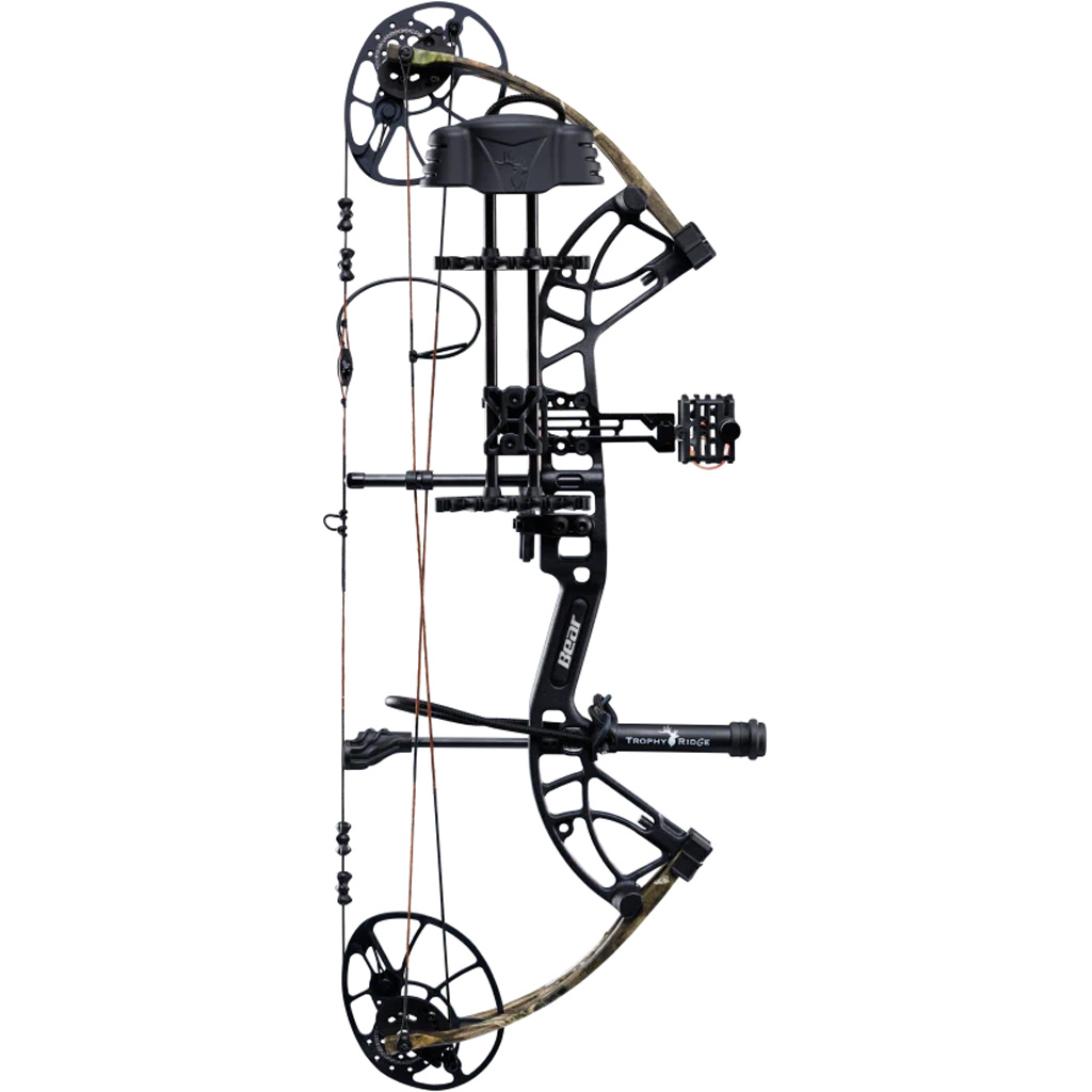 Bear Cruzer G4 RTH Bow Package Black/Mossy Oak Roots 10-70 lbs. RH