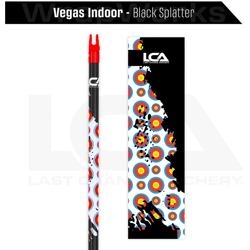 Last Chance WrapWorks Vegas Indoor Black Splatter Precision Flex L-Series - Image 3