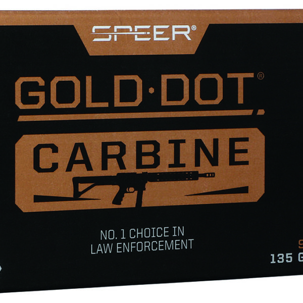 Speer 59GDC1 Gold Dot  9mmLuger 135gr Hollow Point 50 Per Box/20 Case