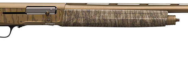 Browning 0118475005 A5 Wicked Wing Sweet Sixteen 16 Gauge 2.75″ 4+1 26″, Burnt Bronze Cerakote Barrel/Engraved Rec, Mossy Oak Bottomland Stock, Fiber Optic Sight, Oversized Controls, 3 Chokes Included