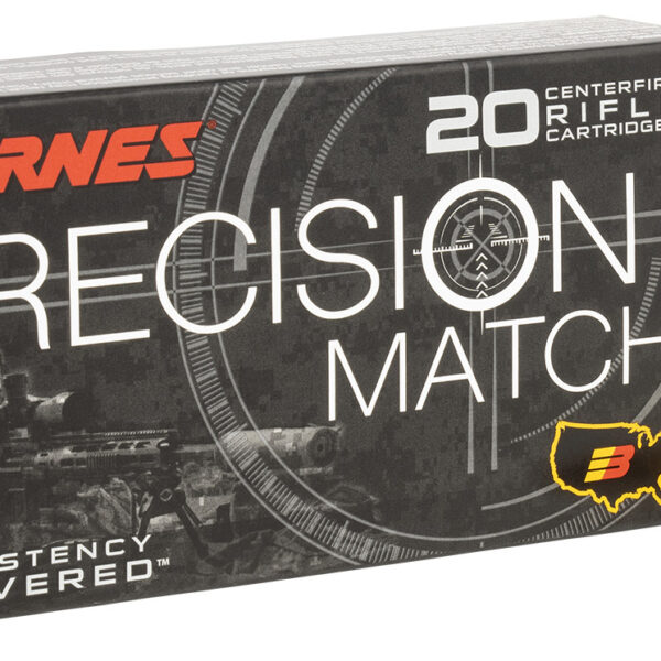 Barnes Bullets 32134 Precision Match 300Blackout 220gr Match Burner OTM BT 20 Per Box/10 Case