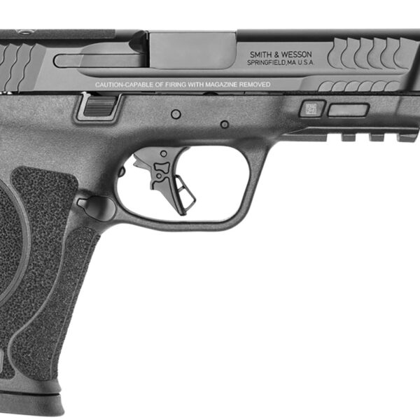 Smith & Wesson 13586 M&P M2.0 Full Size 45 ACP 10+1, 5.12″ Black Armornite Steel Threaded Barrel & Optic Ready/Serrated Slide, Matte Black Polymer Frame w/Picatinny Rail