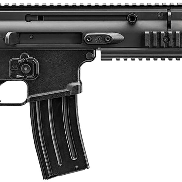 FN 38101240 SCAR 15P 5.56x45mm 30+1 7.50″ Black Chrome Lined Steel Barrel, Black Anodized Aluminum Picatinny Rail Receiver, Black Polymer Grip, Ambidextrous