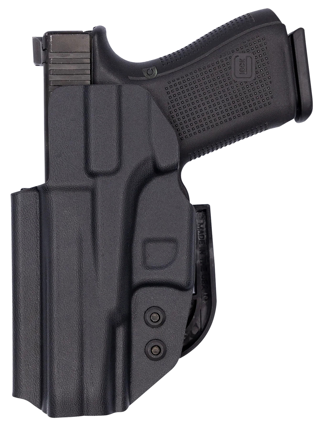 C&G Holsters 0008100 Covert IWB Black Kydex Belt Clip Fits Glock 19/23