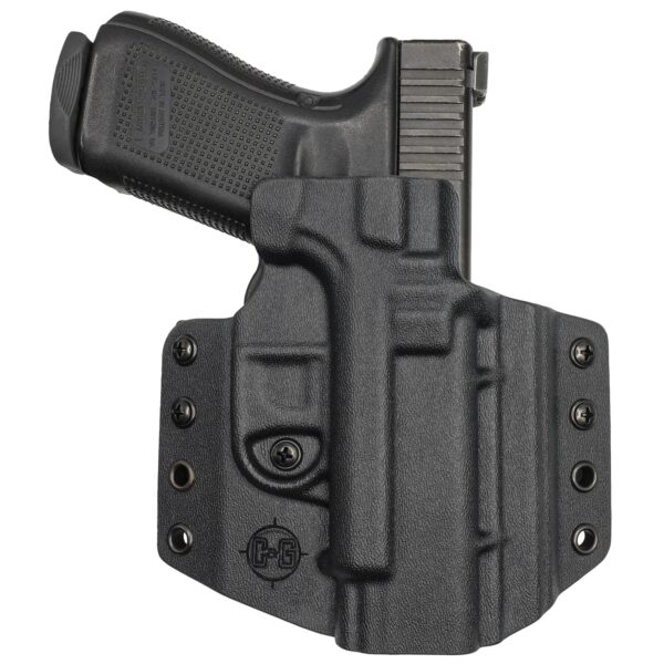 C&G Holsters 1850100 Covert  OWB Black Kydex Belt Loop Fits 1911 Government 5″