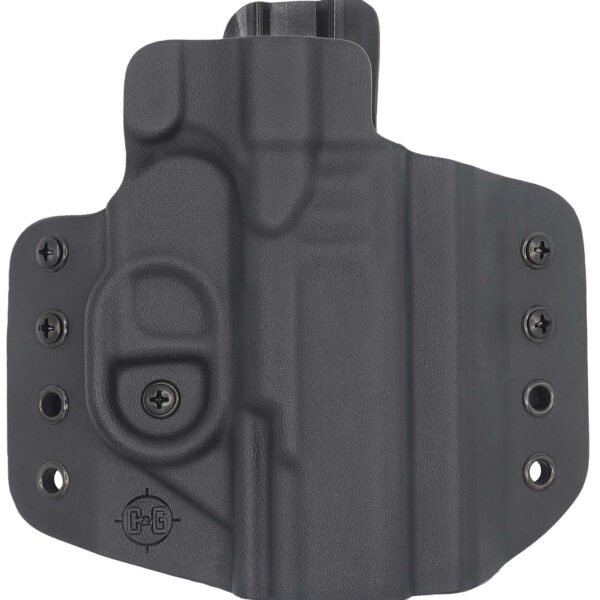 C&G Holsters 1212100 Covert  OWB Black Kydex Belt Loop Fits Walther PDP 4″ Right Hand