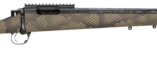 Proof Research 135297 Glacier TI Full Size 7mm PRC 4+1 24″ Carbon Fiber Match Grade Threaded Barrel, Black Cerakote Titanium Receivern w/Picatinny Rail, Fixed PROOF Hunter TFDE Carbon Fiber Stock