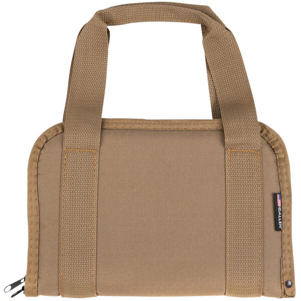 Allen 3642 Pistol Tote  Flat Dark Earth Endura 11.50″ Long Lockable Holds 1 Handgun