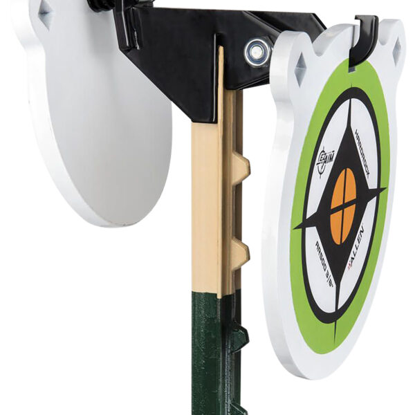 EZ-Aim 15634 Fence Topper Gong Hook & Recoil Spring  Black/Brown Steel 7″