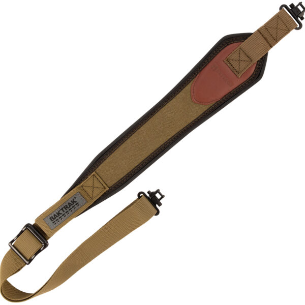 Heritage Cases 8110 Long Gun Sling Olive Canvas w/Leather Trim 33″-46″ OAL