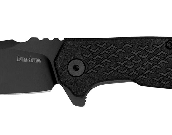 Kershaw 1407 Conduit  2.90″ Folding Spear Point Plain, Black Oxide 8Cr13MoV SS Blade/Blacked Out Texture Glass-Filled Nylon Handle Includes Pocket Clip