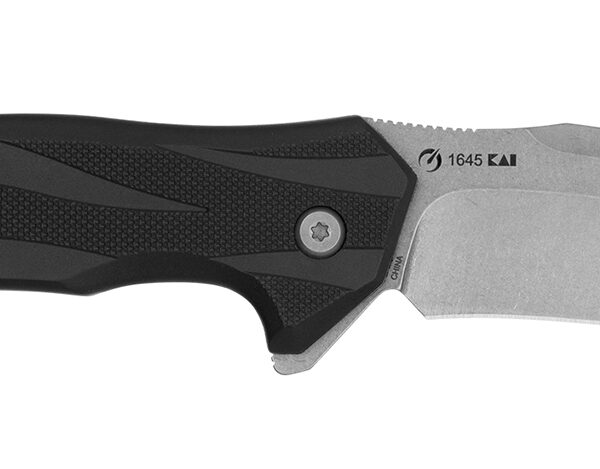 Kershaw 1645 Lateral  Full Size Folding Drop Point w/Recurve Plain Stonewashed 8Cr13MoV SS Blade, Gray Textured Glass-Filled Nylon Handle Includes Pocket Clip