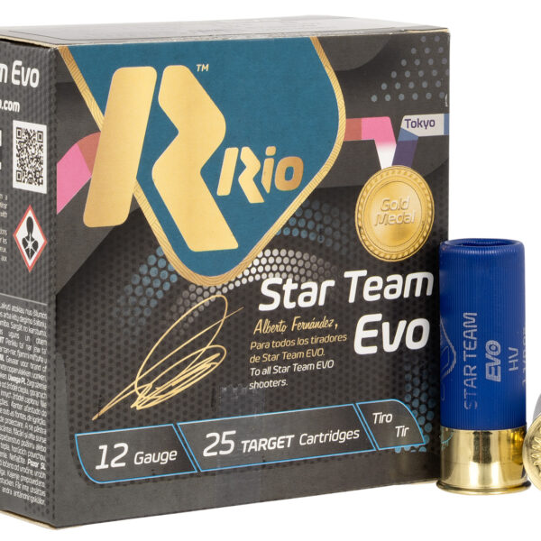 Rio Ammunition ST32HV8 Star Team EVO High Velocity 12 Gauge 2.75″ 1 1/8 oz 8 Shot 25 Per Box/ 10 Cs