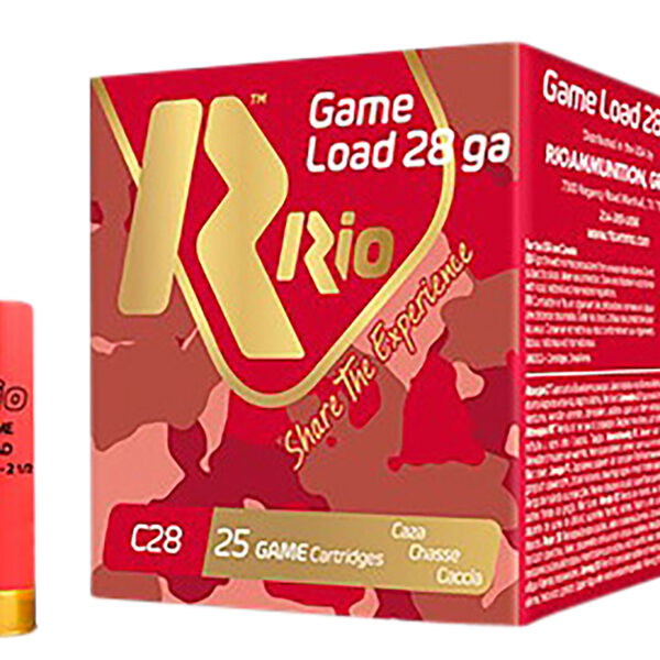Rio Ammunition RCHV2875 Game Load Heavy Field 28Gauge 2.75″ 1oz 7.5Shot 25 Per Box/10 Case