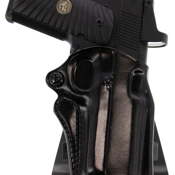 Galco SM2-652B Speed Master 2.0 OWB Black Leather Paddle Fits Mossberg MC1sc/Ruger Max-9/S&W M&P Shield Plus/Shield 3″9/40 & 2.0 9/40 Right Hand