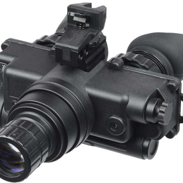 AGM Global Vision 12W7P122154211 Wolf-7 PRO NW1 Night Vision Goggles Black 1x 27mm, Generation 2+ Level 1, 45-54 lp/mm Resolution, White Filter