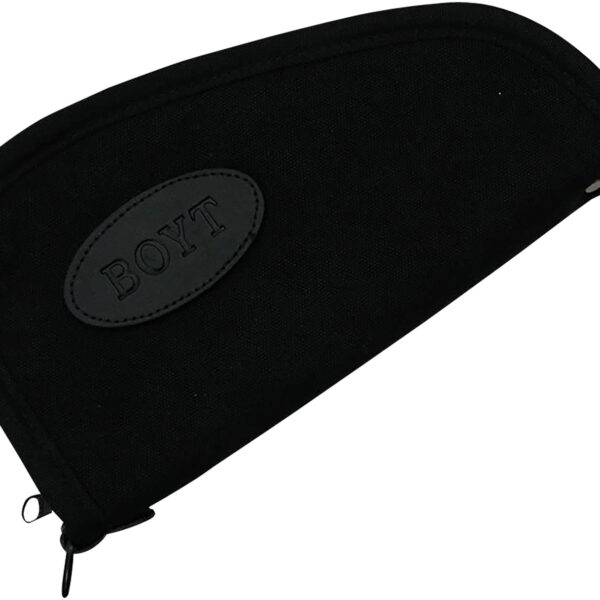 Boyt Harness PP41BLK Heart-Shaped Pistol Case Black Canvas Holds Handgun