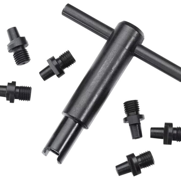 Pietta AC020+060 Revolver Nipple Wrench  w/ 6 Pack #10 Cap Nipples Fits All Pietta Black Powder Revolvers