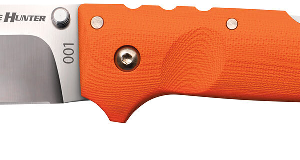 Cold Steel CS30URY Ultimate Hunter  3.50″ Folding Drop Point Plain American S35VN Blade/5″ Orange G10 Handle Includes Belt Clip