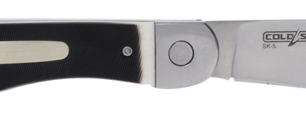 Cold Steel CS20NPM1Z Ranch Boss II 4″ Folding Clip Point Plain Satin Polished/5.25″ Faux Sawed Bone Handle