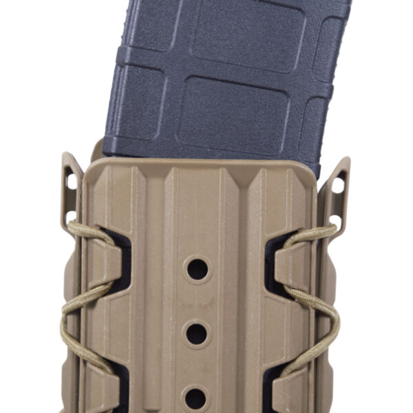 High Speed Gear 16TA01CB TACO V2 Coyote Brown Polymer, 2″ Belt Clip/MOLLE U-Mount, Compatible w/ Rifle Mags