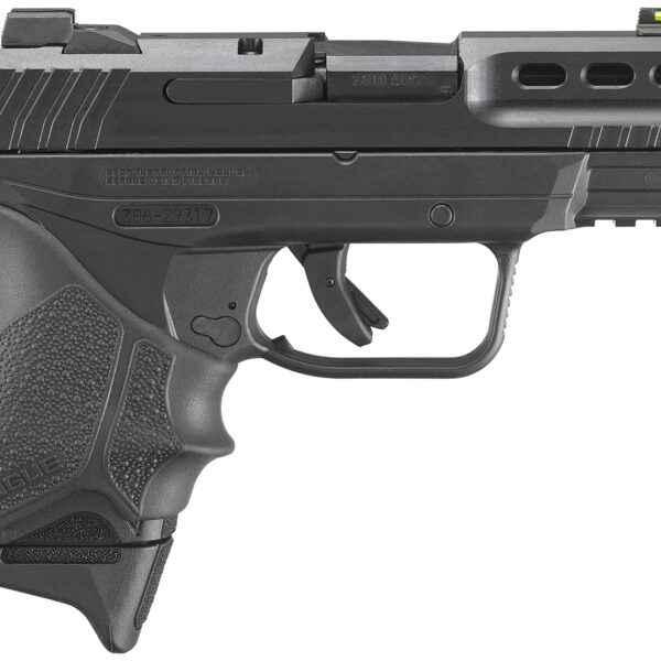 Ruger 3854 Security-380 *MA Compliant 380 ACP 10+1 3.42″ Black Oxide Steel Barrel, Black Serrated Steel Slide, Black Polymer Frame w/Picatinny Rai,l Black Polymer Grip, Lite Rack System, Right Hand