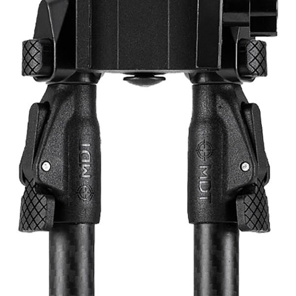 Mdt Sporting Goods Inc 105561BLK GRND-POD  Black 4.50″-9″ Carbon Fiber/Aluminum, Adj. Throw Lever, 4 Leg Postitions, Fits ARCA Rail & RRS Dovetail