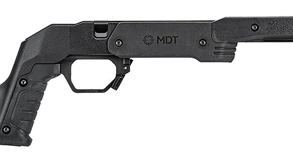 Mdt Sporting Goods Inc 105051BLK XRS Chassis Black Aluminum Core with Polymer Panels, Adj. Cheekrest, M-LOK Forend, Interchangeable Grips, AICS Mag Compatible, Fits CZ 457