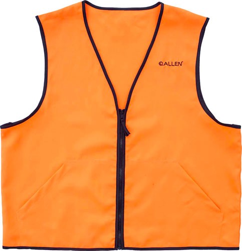 ALLEN DELUXE HUNTING VEST – ORANGE MEDIUM 2 FRONT POCKETS