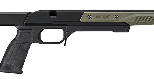 Mdt Sporting Goods Inc 106159ODG Oryx Chassis OD Green/Black Aluminum, Adj. Cheekrest, M-LOK Forend, AR-Style Grip, Barricade Stop, Fits Short Action Howa 1500 & Weatherby Vanguard