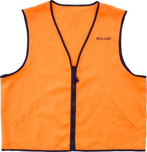 ALLEN DELUXE HUNTING VEST – ORANGE LARGE 2 FRONT POCKETS