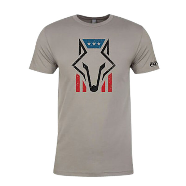 Foxpro FHFGS Foxhead Flag Gray Cotton/Polyester Short Sleeve Small