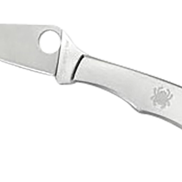 Spyderco C137P Honeybee  1.63″ Folding Plain Satin 3Cr13MoV SS Blade/ Satin Stainless Steel Handle