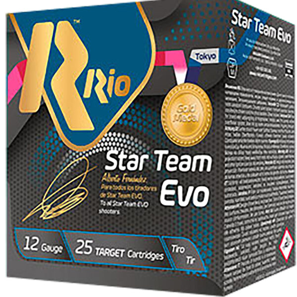 Rio Ammunition ST288 Star Team EVO 12Gauge 2.75″ 1oz 8Shot 25 Per Box/10 Case
