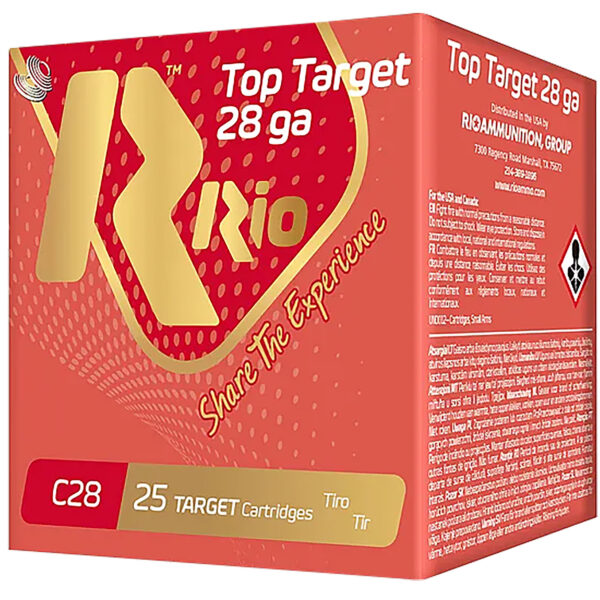 Rio Ammunition RCHV286 Game Load 28Gauge 2.75″ 1oz 6Shot 25 Per Box/10 Case