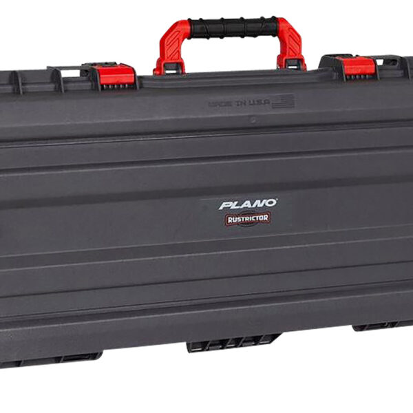 Plano PLA11842R All Weather 2 w/ Rustrictor Technology 42″ Gray w/ Red Accents Dri-Loc Seal & Lockable Latches