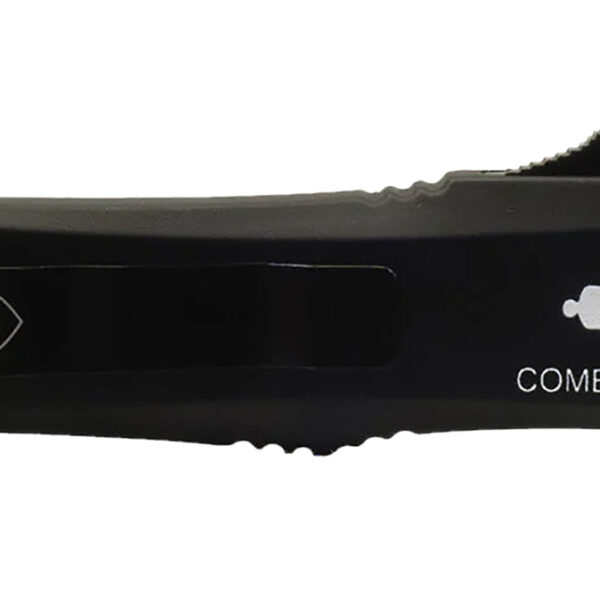 Templar Knife LCATII531 Gen II Come And Take It Small 2.69″ OTF Tanto Part Serrated Black Oxide 440C SS Blade, 4.31″ Black “Come And Take It” w/Cannon Aluminum Handle, Glass Breaker