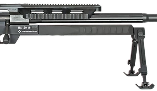 Steyr Arms 610551 HS 50 M1 50 BMG 5+1 35″ Black Steel Barrel, Black Mannox Picatinny Rail Steel Receiver, Black Synthetic Adj Chassis Stock, Black Polymer Grip