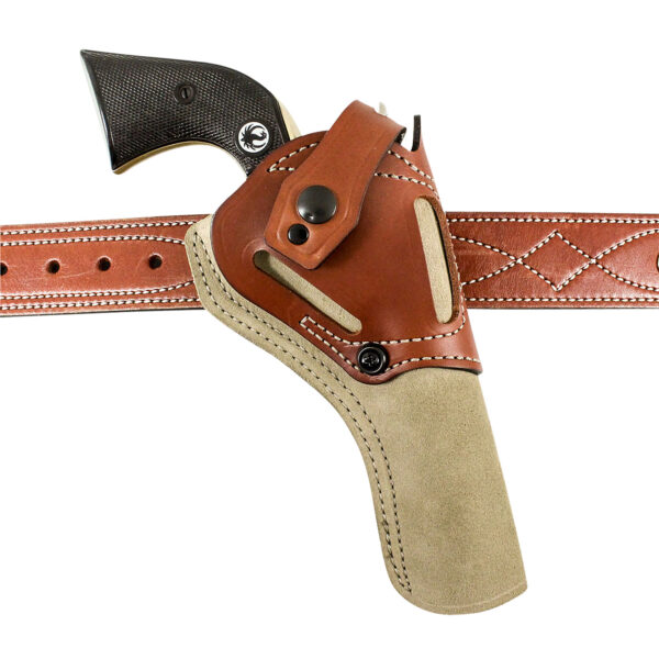 DeSantis Gunhide 189NJ3UZ0 Wild Hog OWB Natural Leather Belt Fits Heritage Rough Rider 6.50 Ambidextrous